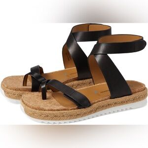 Johnston & Murphy Michelle Ankle Strap Sandals Black Size 6.5